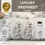 World Superfine Cotton Feel Super King Size Bedsheets with 2 King Size Pillow Covers 108"x108"