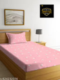 Single Flat Bedsheet with 1 pillow cover