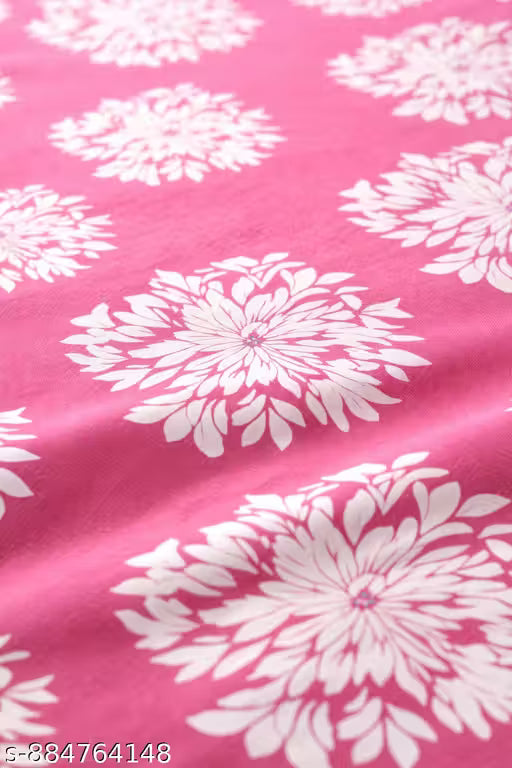 Flat Bedsheet For Single/Double Bed With Pillow Covers