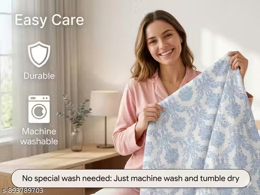 Premium King size bedsheet with two large pillow size 108*108