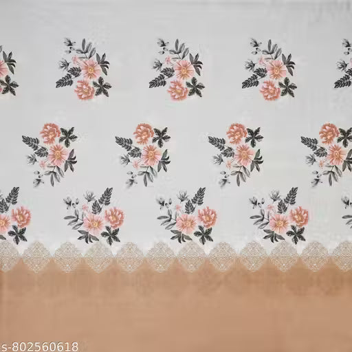 Cotton Double Fitted Bedsheet 72x78+10 Inches with 2 Pillow Covers