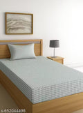Pure Cotton 210TC Flat Single Bedsheets for Summer Breathable | Wrinklefree