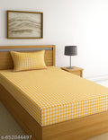Pure Cotton 210TC Flat Single Bedsheets for Summer Breathable | Wrinklefree