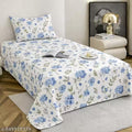 Soft Ezyption Floral Single Bed Sheet Cotton