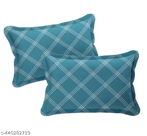 Super Soft Cotton Geometrical Printed  Double Bedsheet