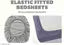 Elastic Fitted Double Bedsheet King Size